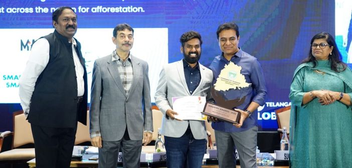 Marut Drones wins bronze as the Best Start Up Company at Telangana State Industry Awards 2022