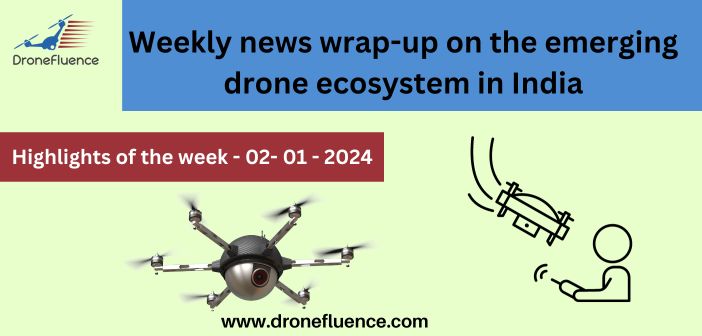 Weekly news wrap-up on the emerging drone ecosystem in India-021012024